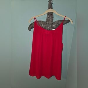 Classic Red Spaghetti-Strap Camisole